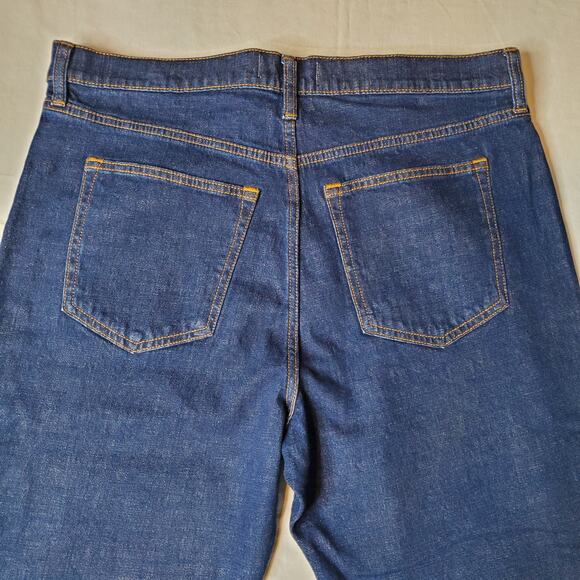 Abercrombie & Fitch Women Size 16S NWT Slim Straight Ultra High Rise Jean Blue - Picture 6 of 9